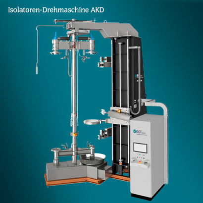 Jiggering lathe for insulators AKD